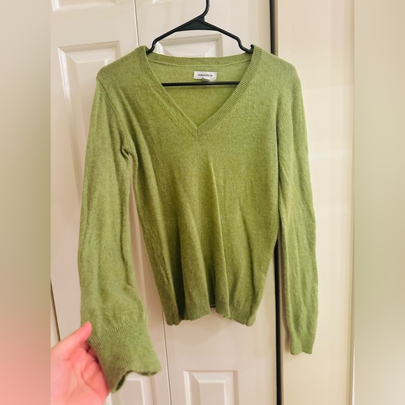 100% Cashmere Nordstrom Signature Sweater | Mint | Size S - Picture 5 of 12